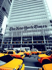 The offices of the New York Times