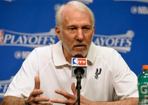 San Antonio Spurs coach Gregg Popovich